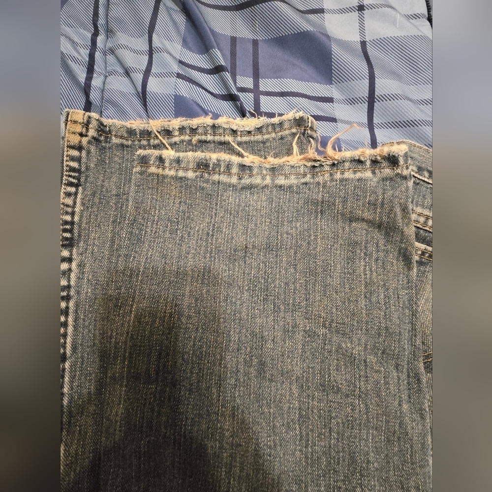 Mens Retro Black Label Wrangler Straight Boot Cut Jeans View 6